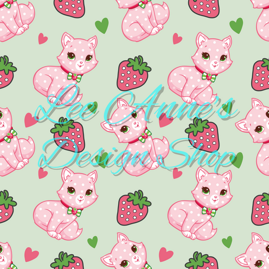 Limited Strawberry girl Seamless