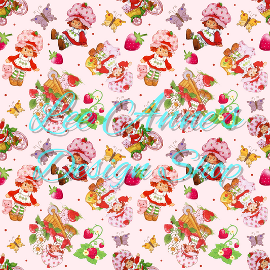 Limited Strawberry girl Seamless