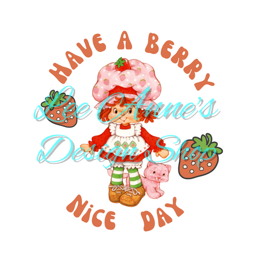 Limited Strawberry girl Sublimation