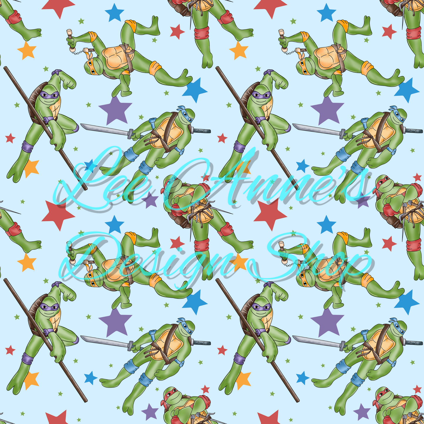 Turtles Seamless