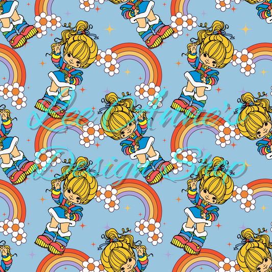 Rainbow girl Seamless