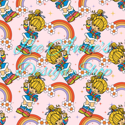 Rainbow girl Seamless