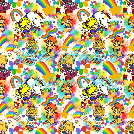 Rainbow girl Seamless