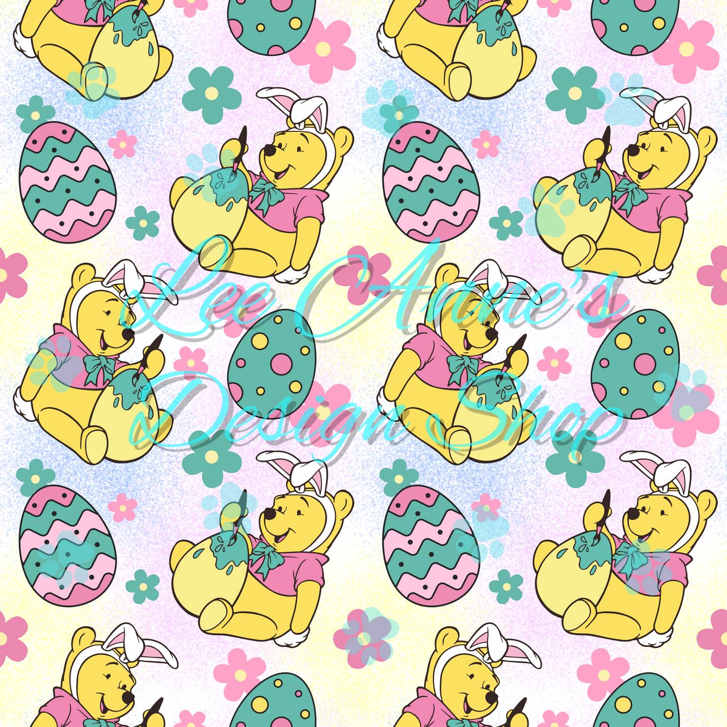 Easter Bear Seamless