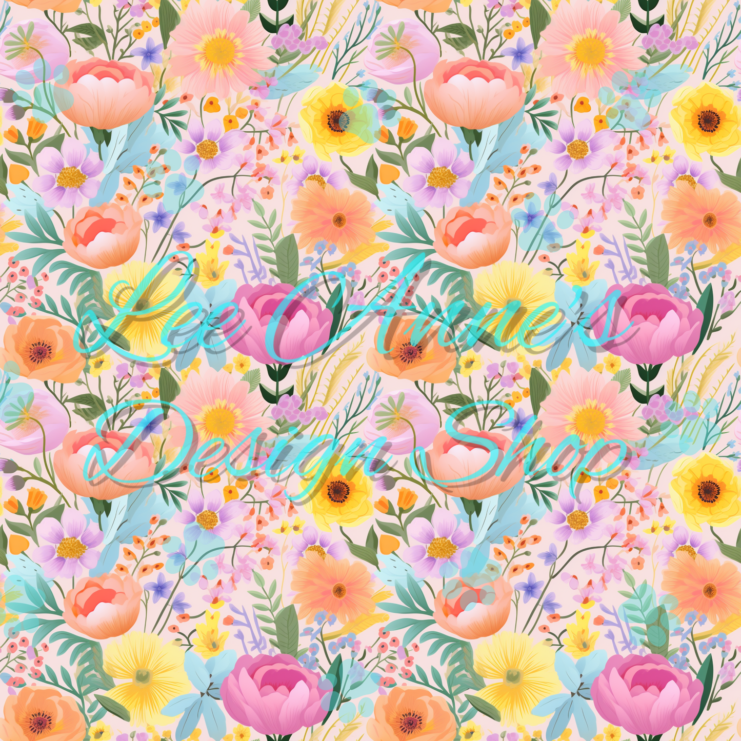 Spring floral Seamless