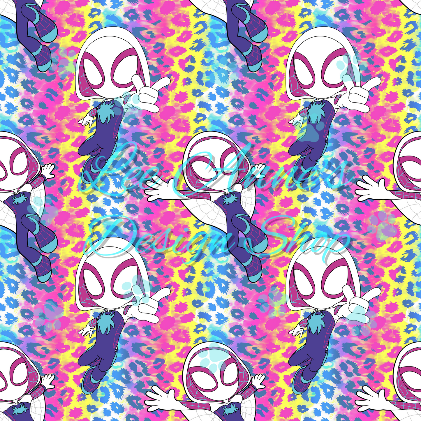 Spider Girl Seamless