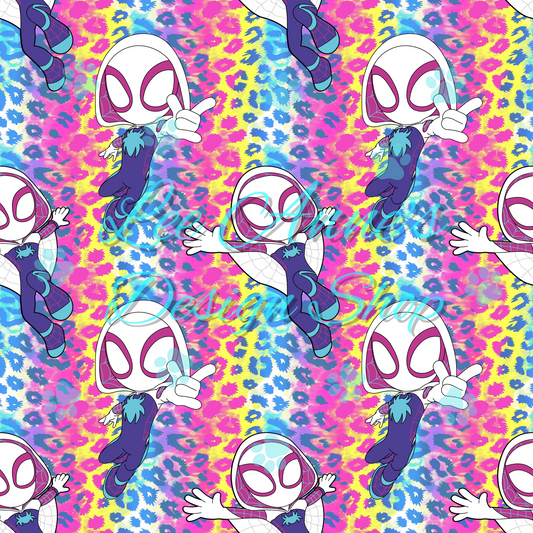 Spider Girl Seamless