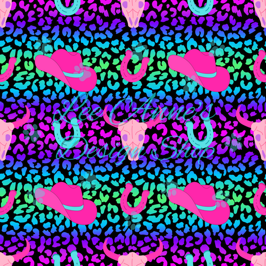 Neon Western Seamless