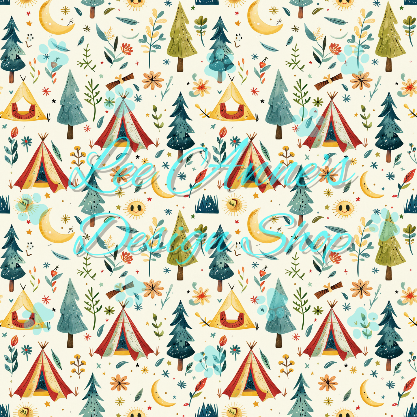 Camping Seamless