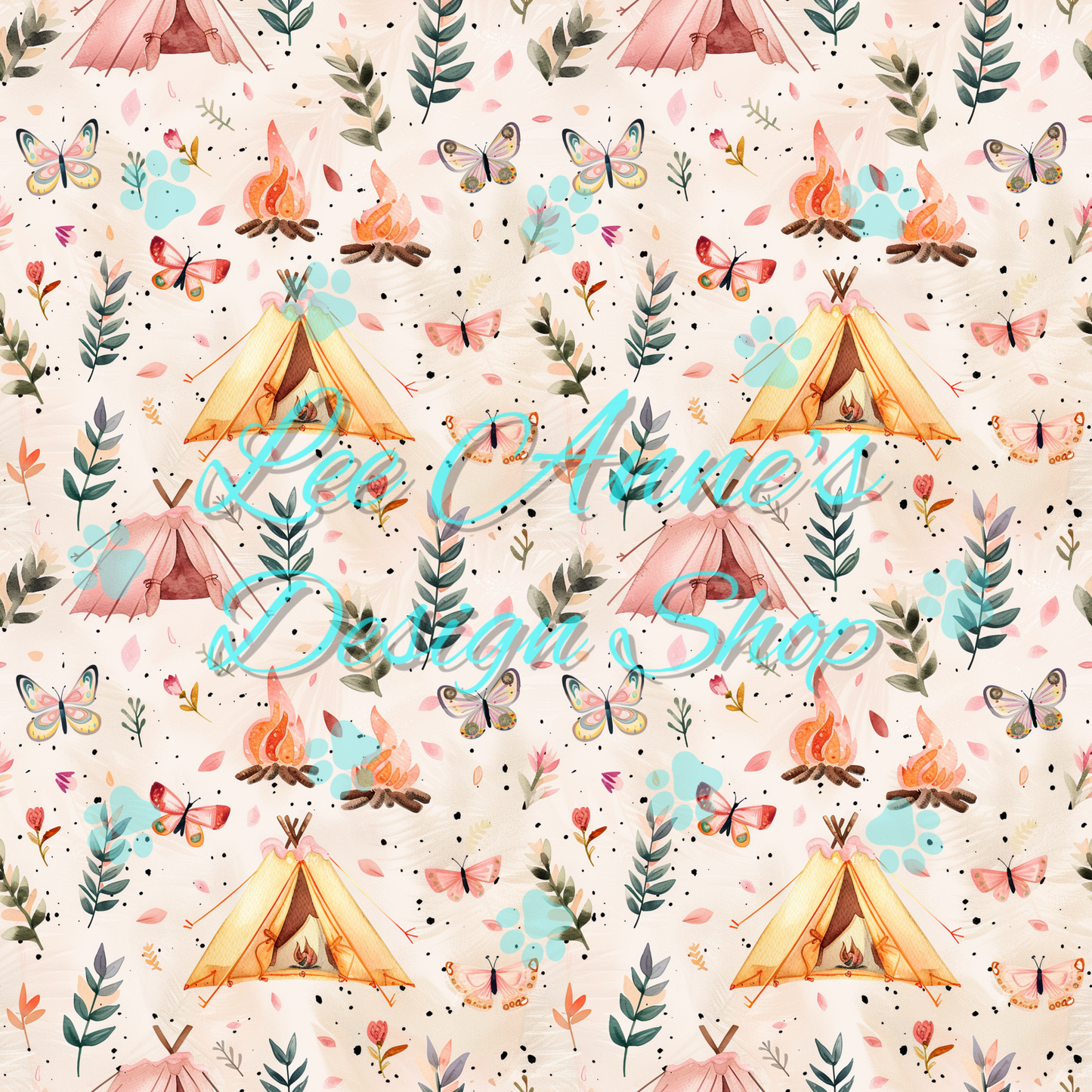 Camping Seamless