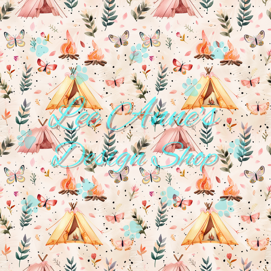 Camping Seamless