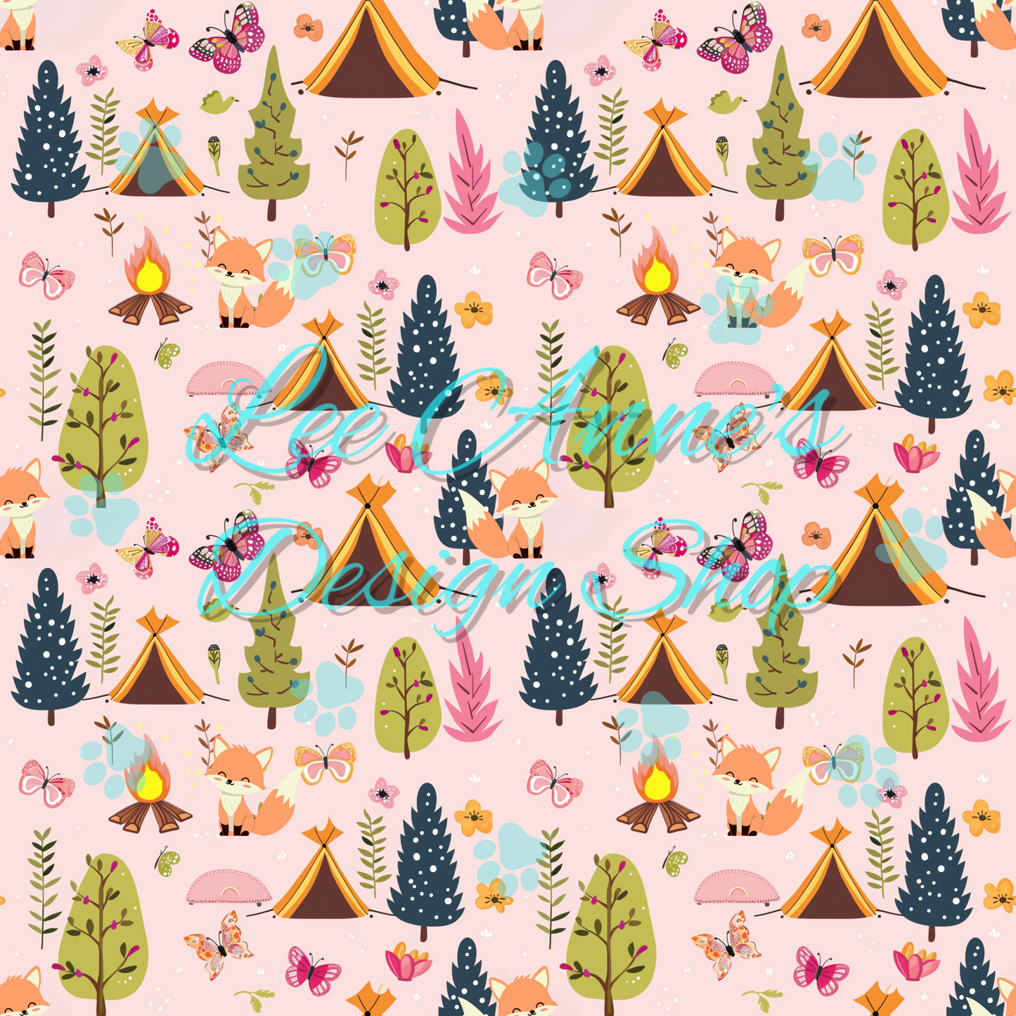 Camping Seamless