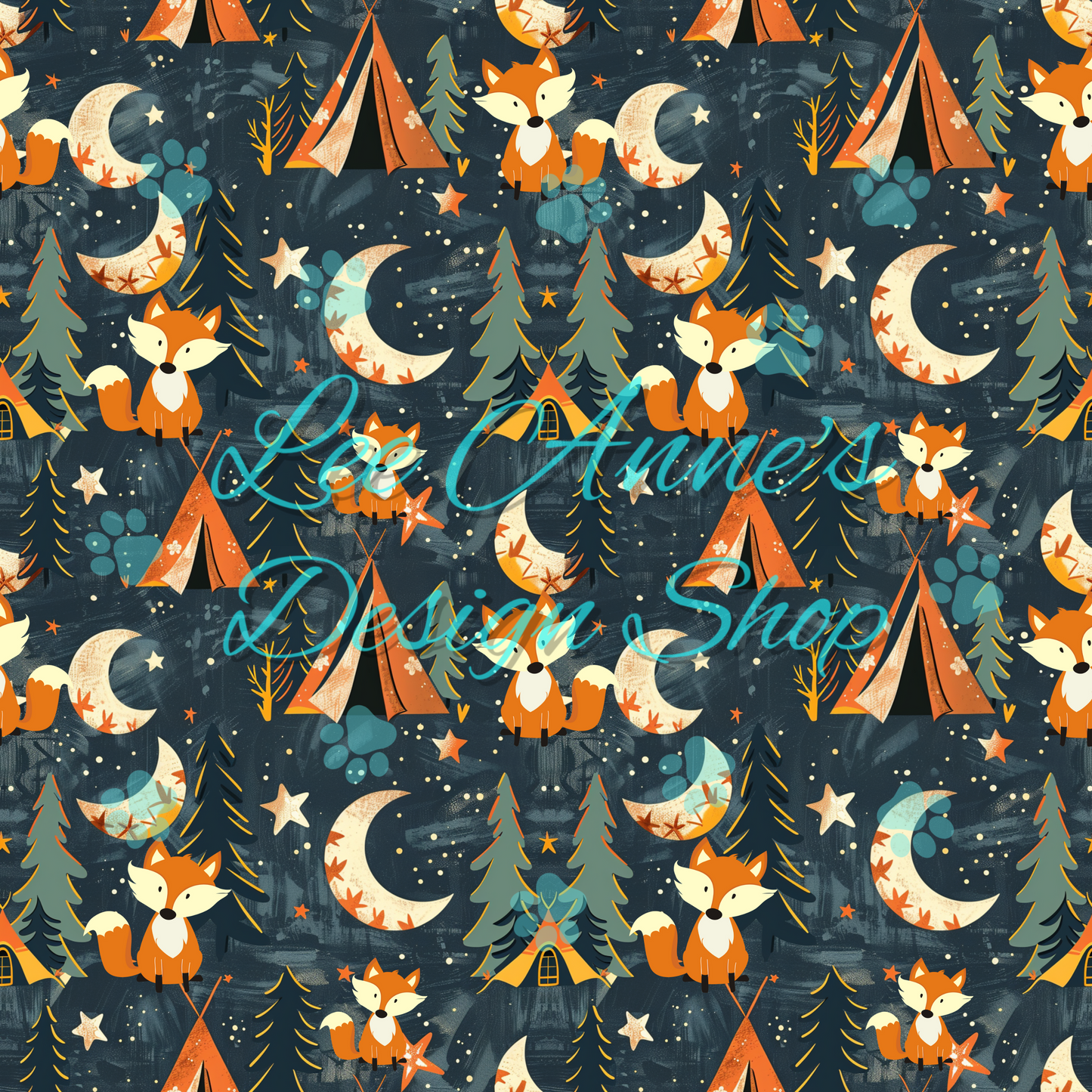 Camping Seamless