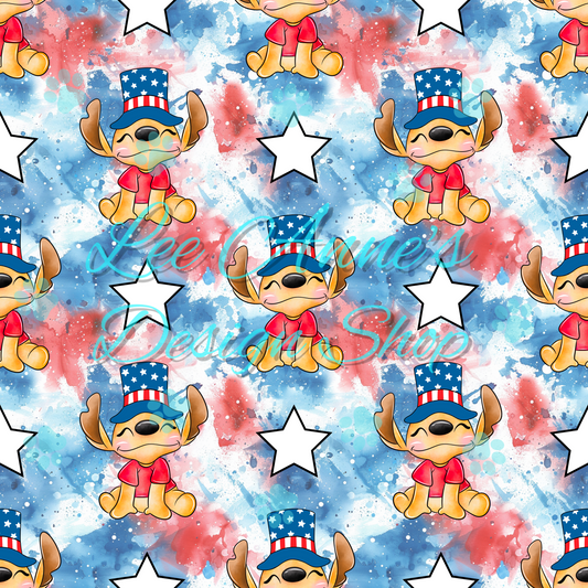Fourth July Stitch Seamless