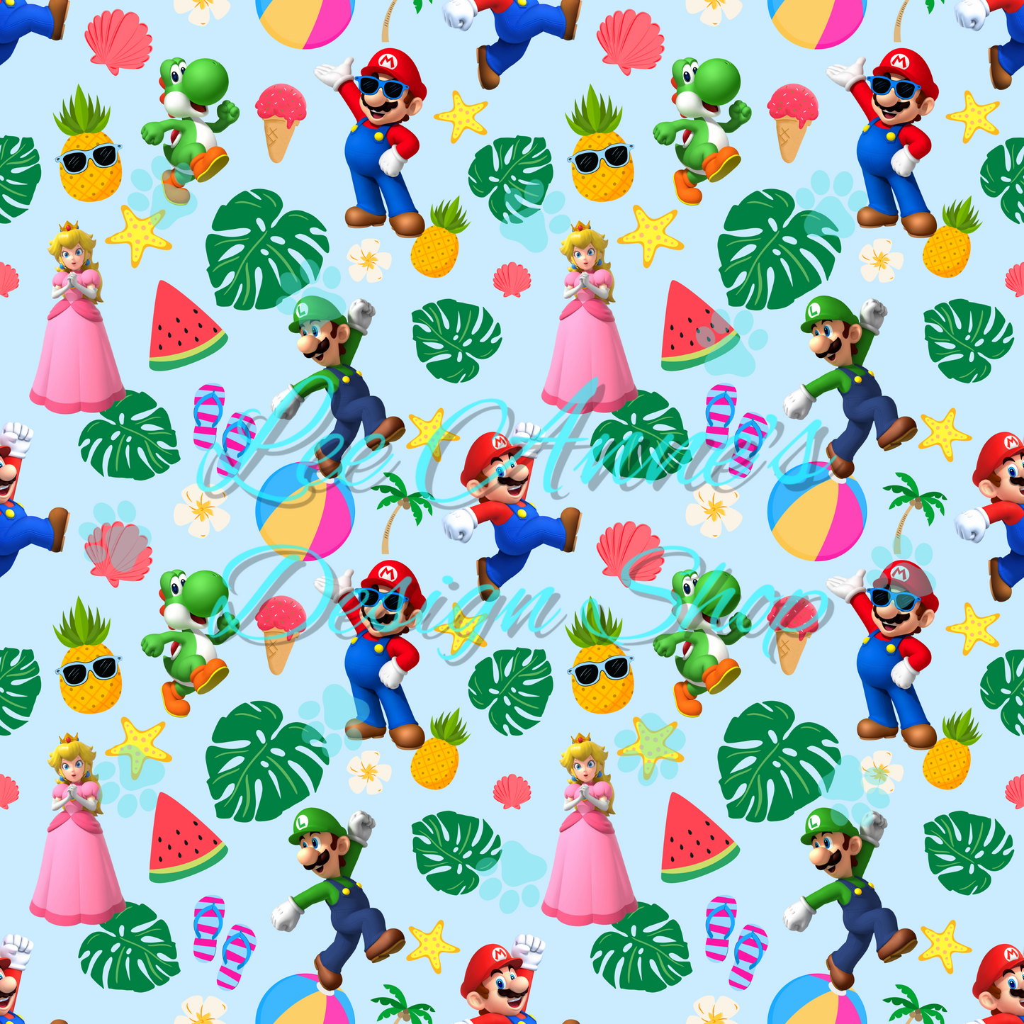 Summer Plumber Seamless