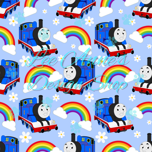 Storybook Train Seamless