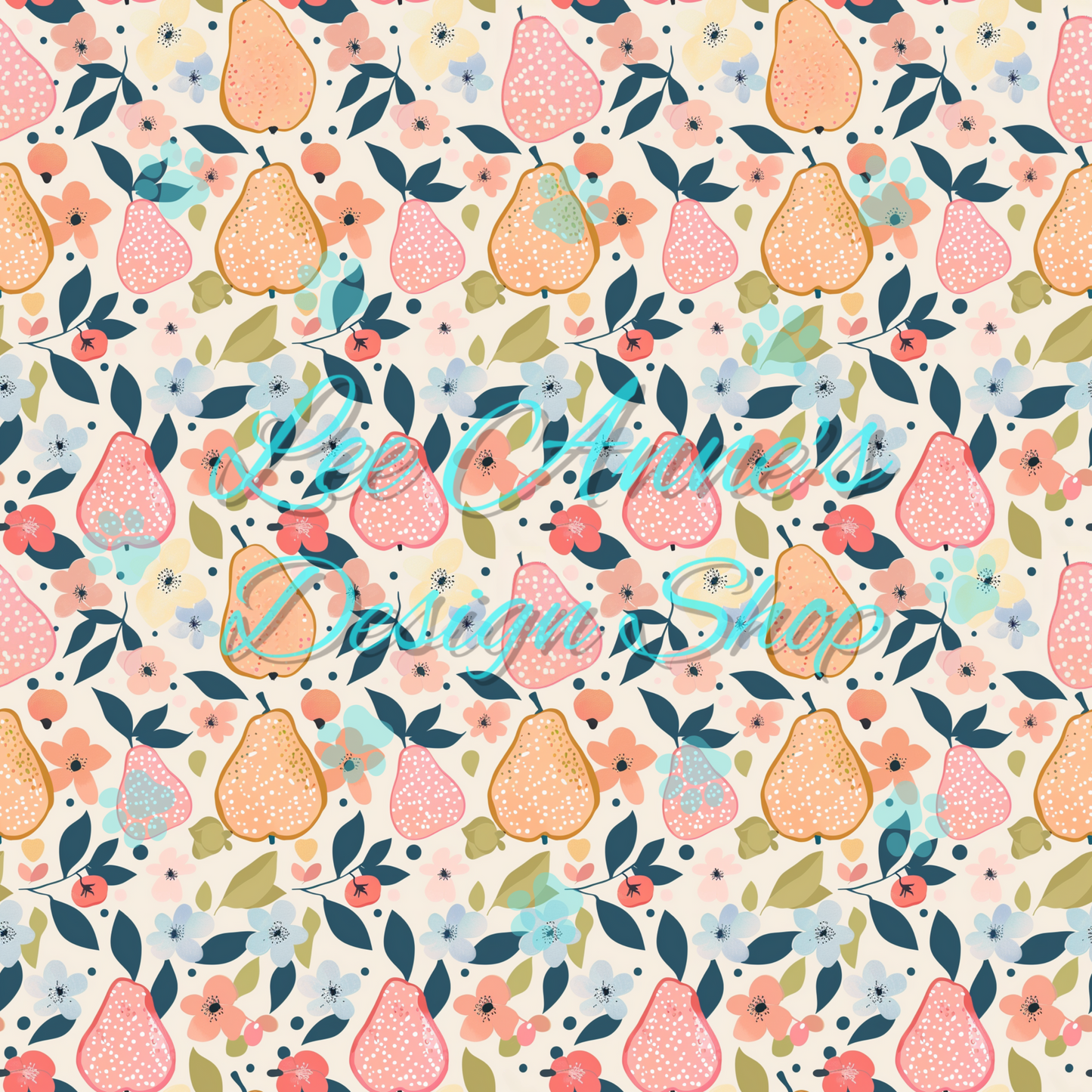 Fruit Floral Seamless