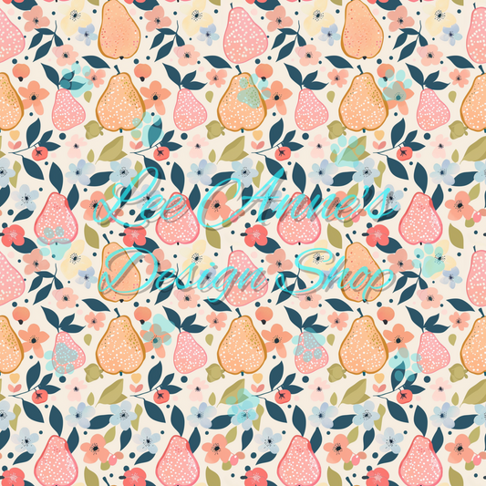 Fruit Floral Seamless