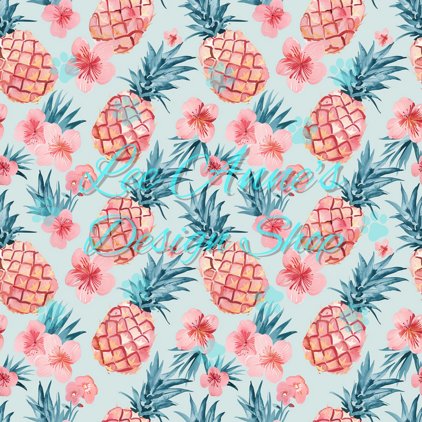 Fruit Floral Seamless