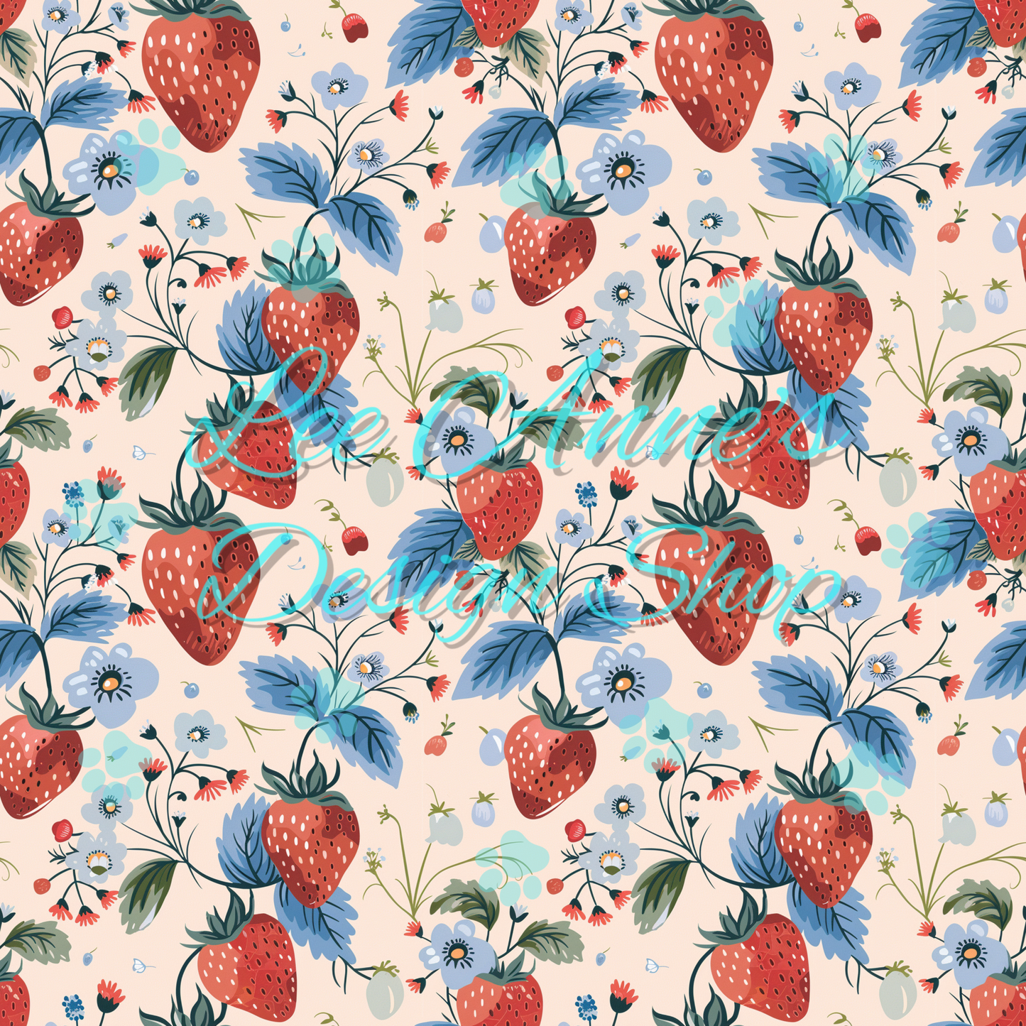 Fruit Floral Seamless