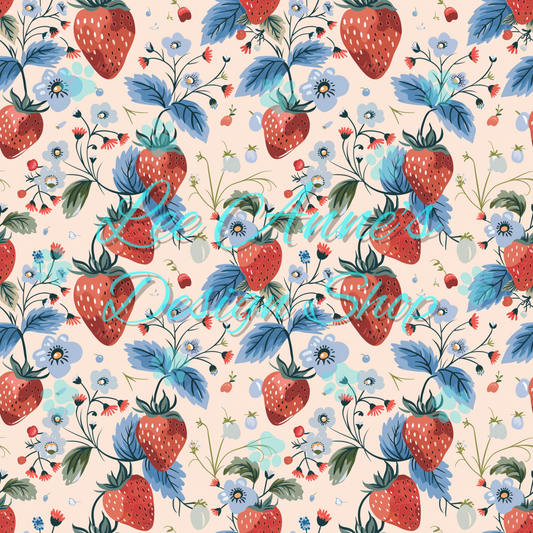 Fruit Floral Seamless