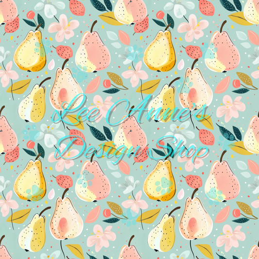 Fruit Floral Seamless