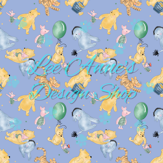 Vintage Bear Seamless