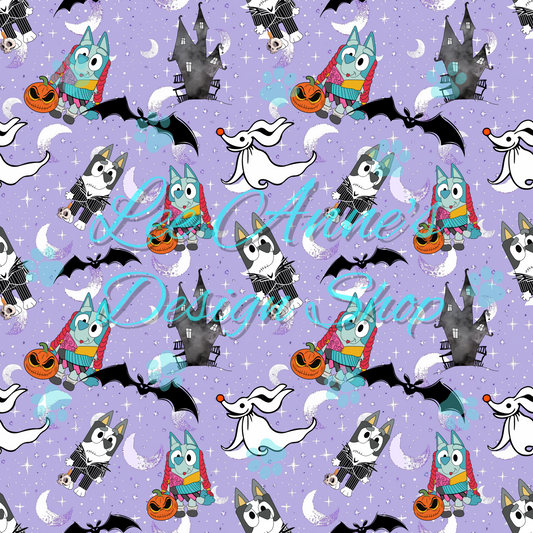 Blue Dog NBC Mashup W/Coord Seamless