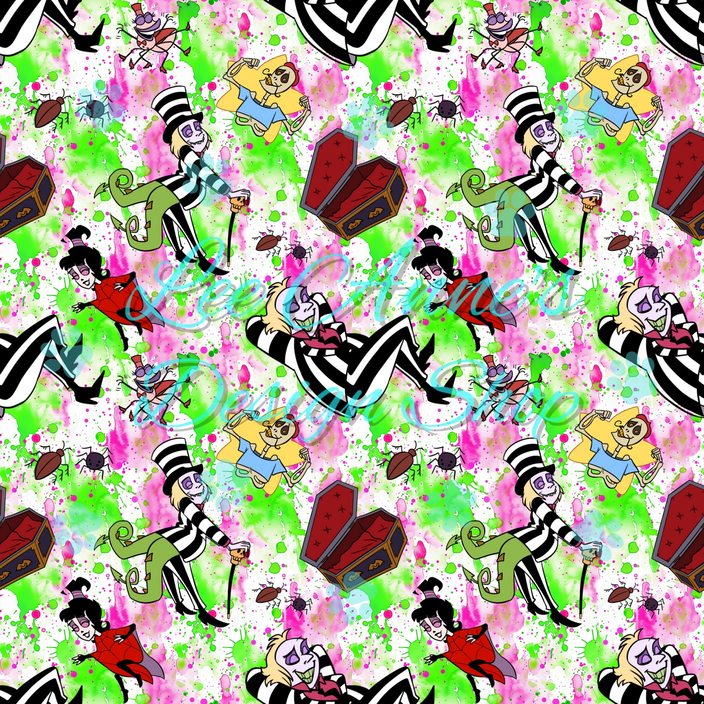 Beetle man Seamless