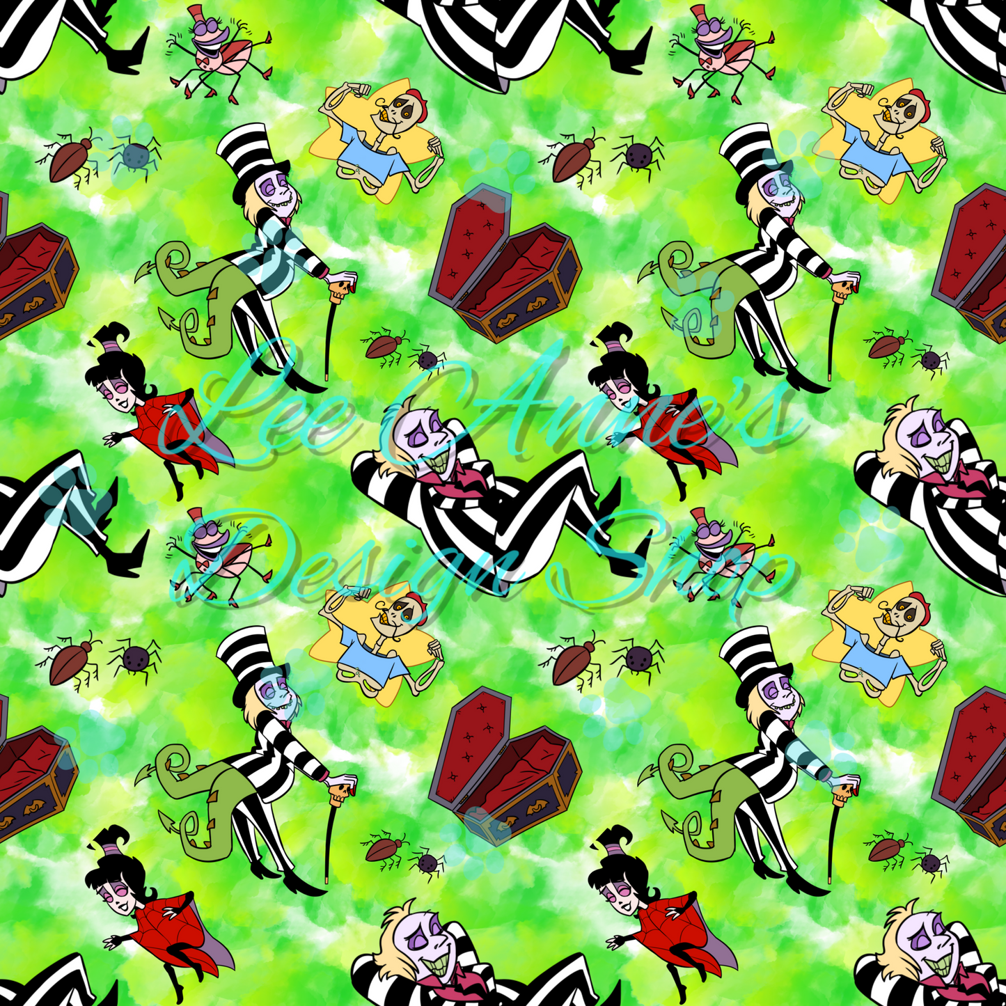 Beetle man Seamless