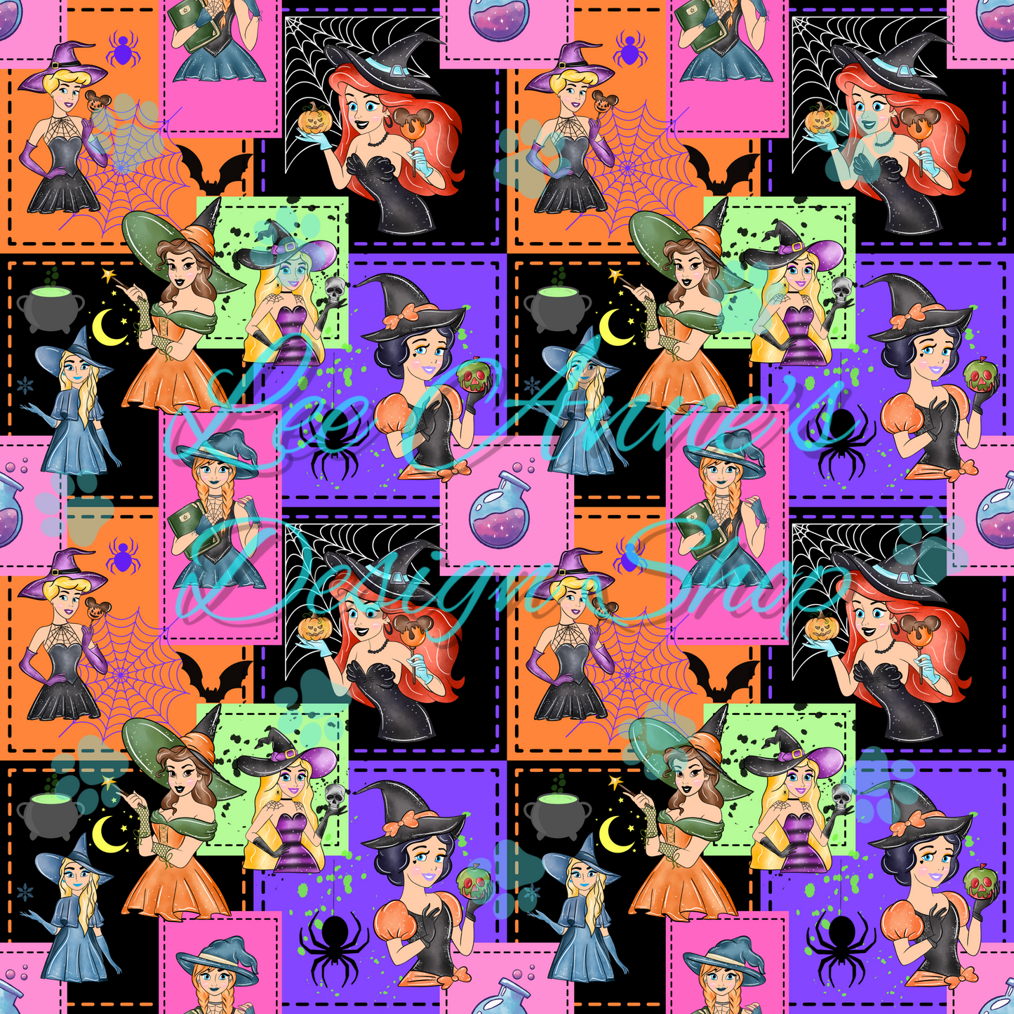 Halloween Princess Seamless