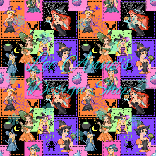 Halloween Princess Seamless