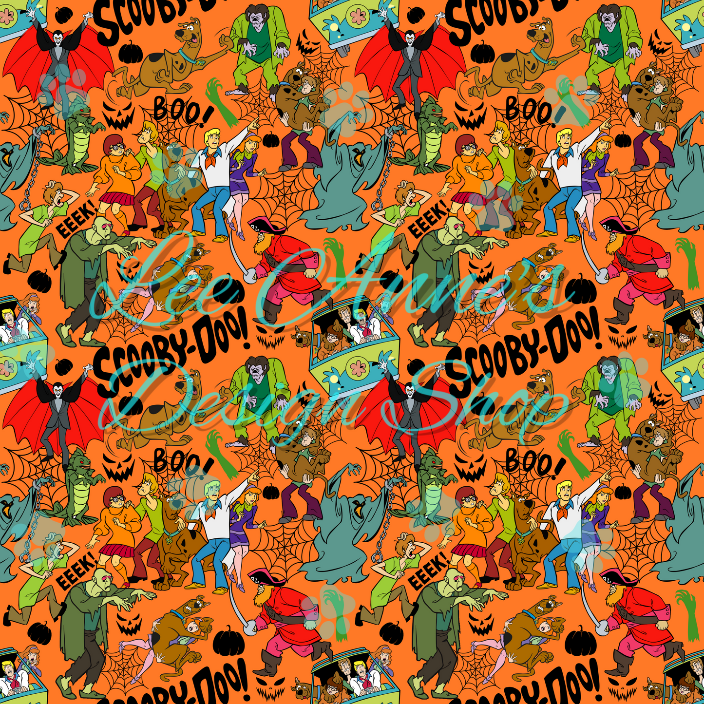 SD Halloween Seamless
