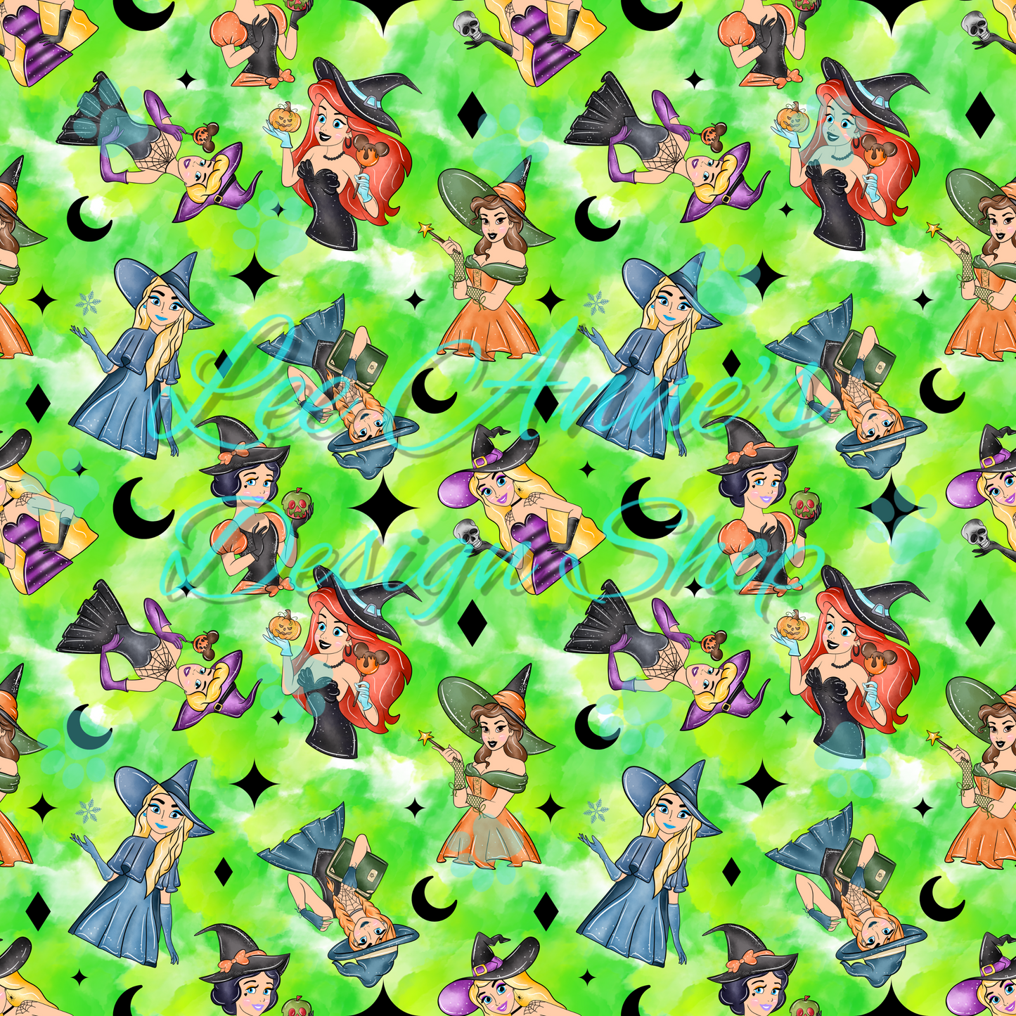 Halloween Princess Seamless