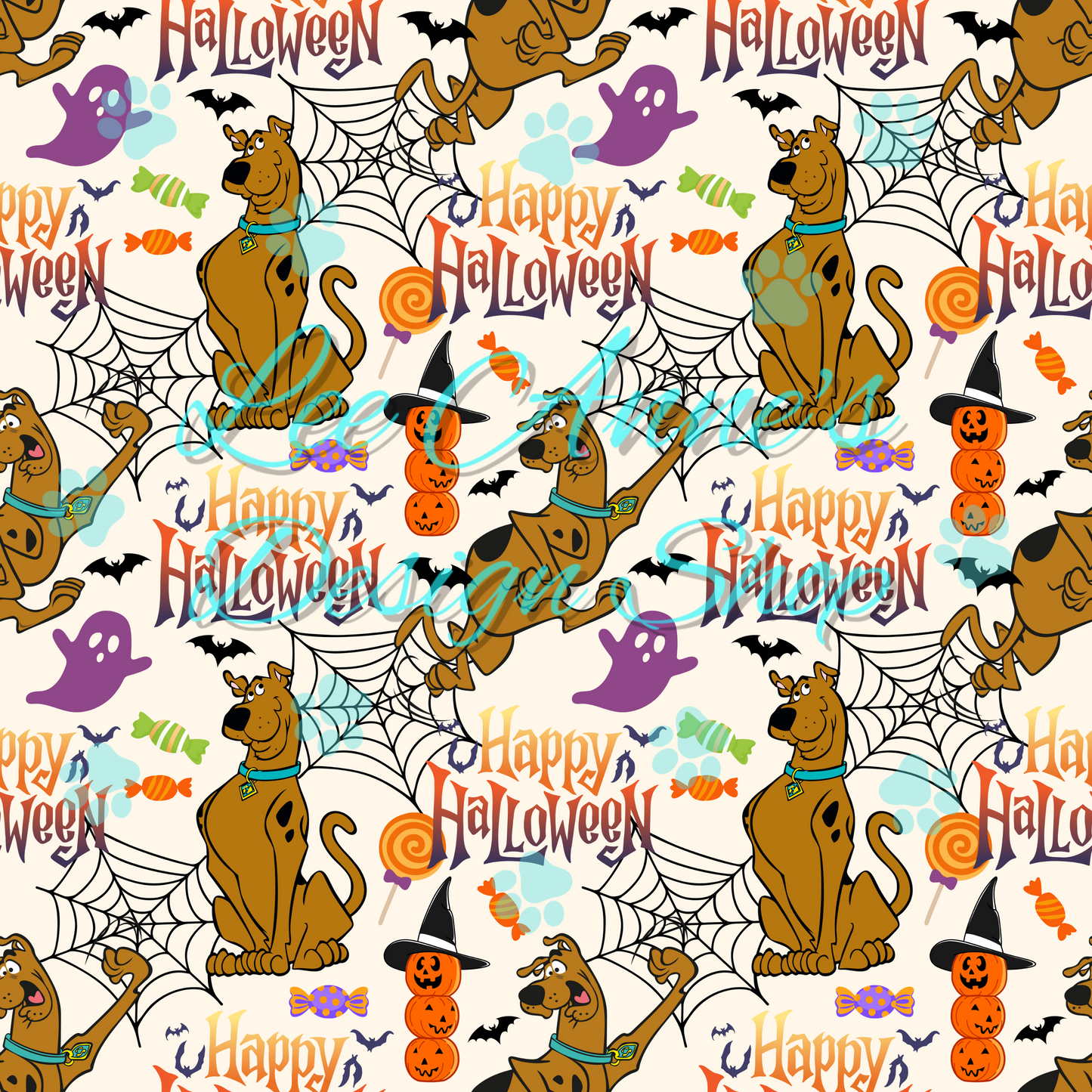 SD Halloween Seamless