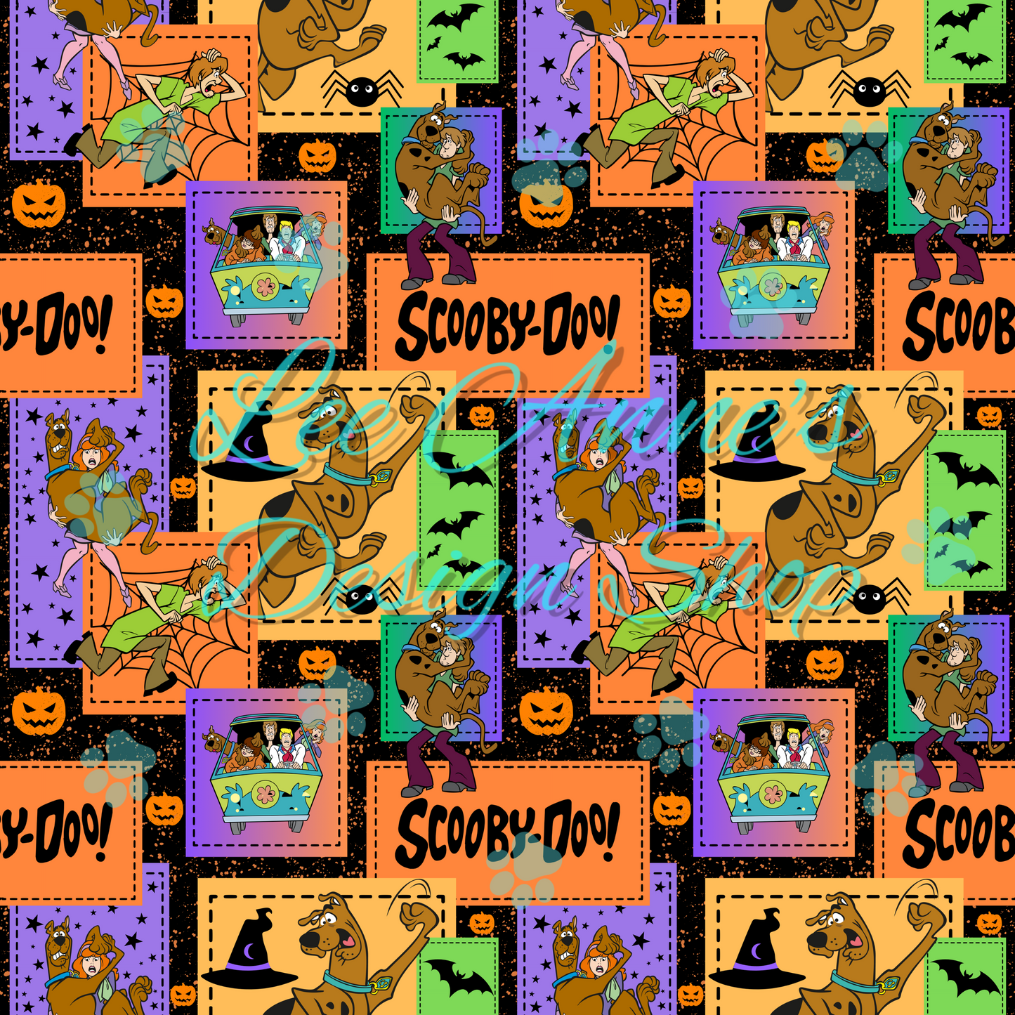 SD Halloween Seamless