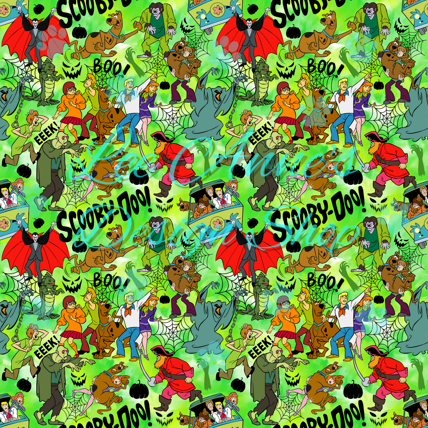 SD Halloween Seamless