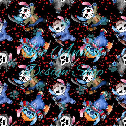 Horror Stitch Seamless