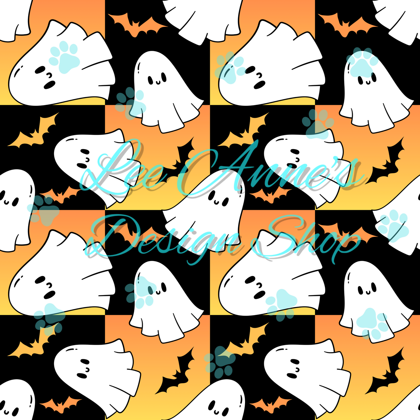 Halloween Ghost Seamless