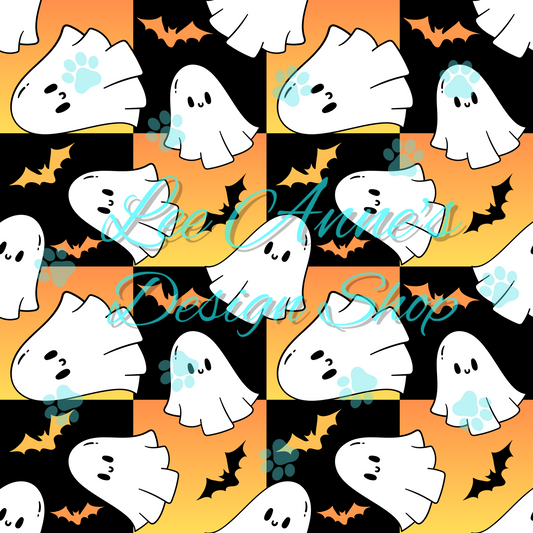 Halloween Ghost Seamless