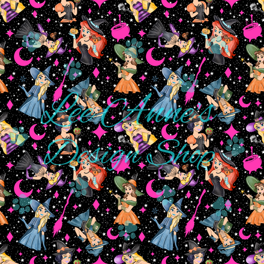 Halloween Princess Seamless