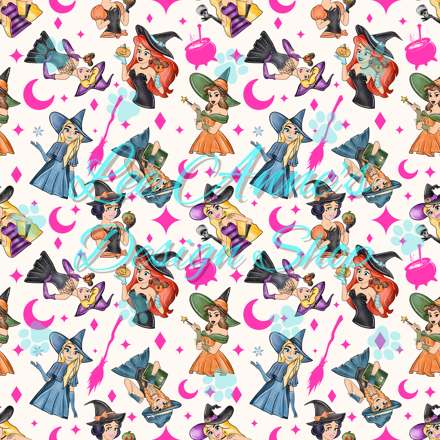 Halloween Princess Seamless