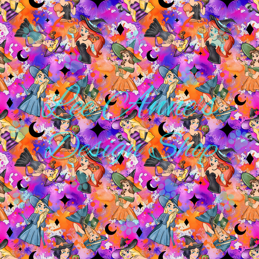 Halloween Princess Seamless