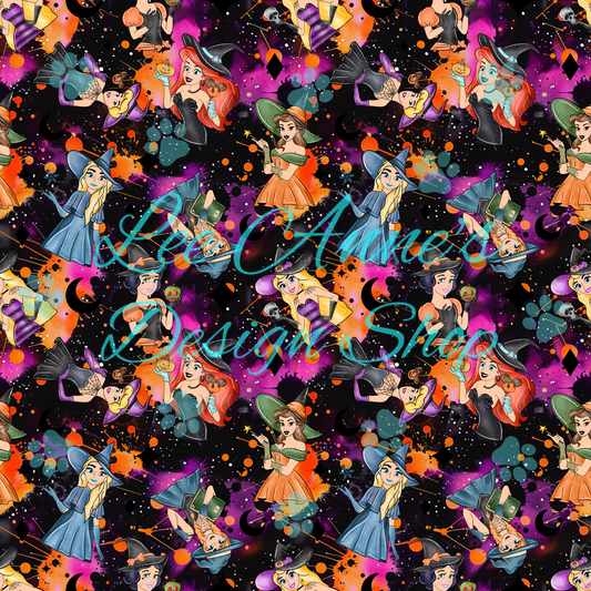 Halloween Princess Seamless