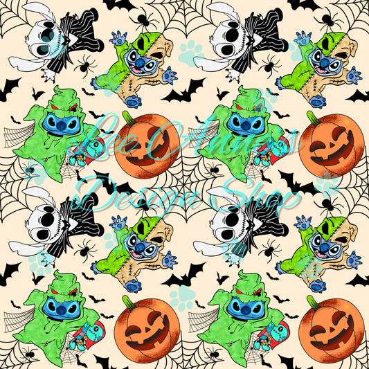 Stitch Halloween Seamless