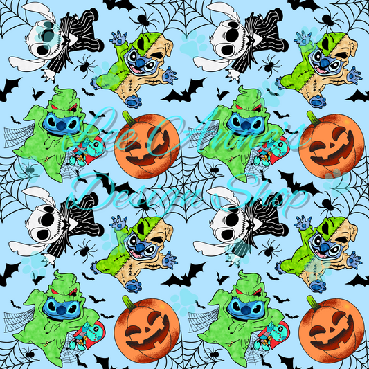Stitch Halloween Seamless