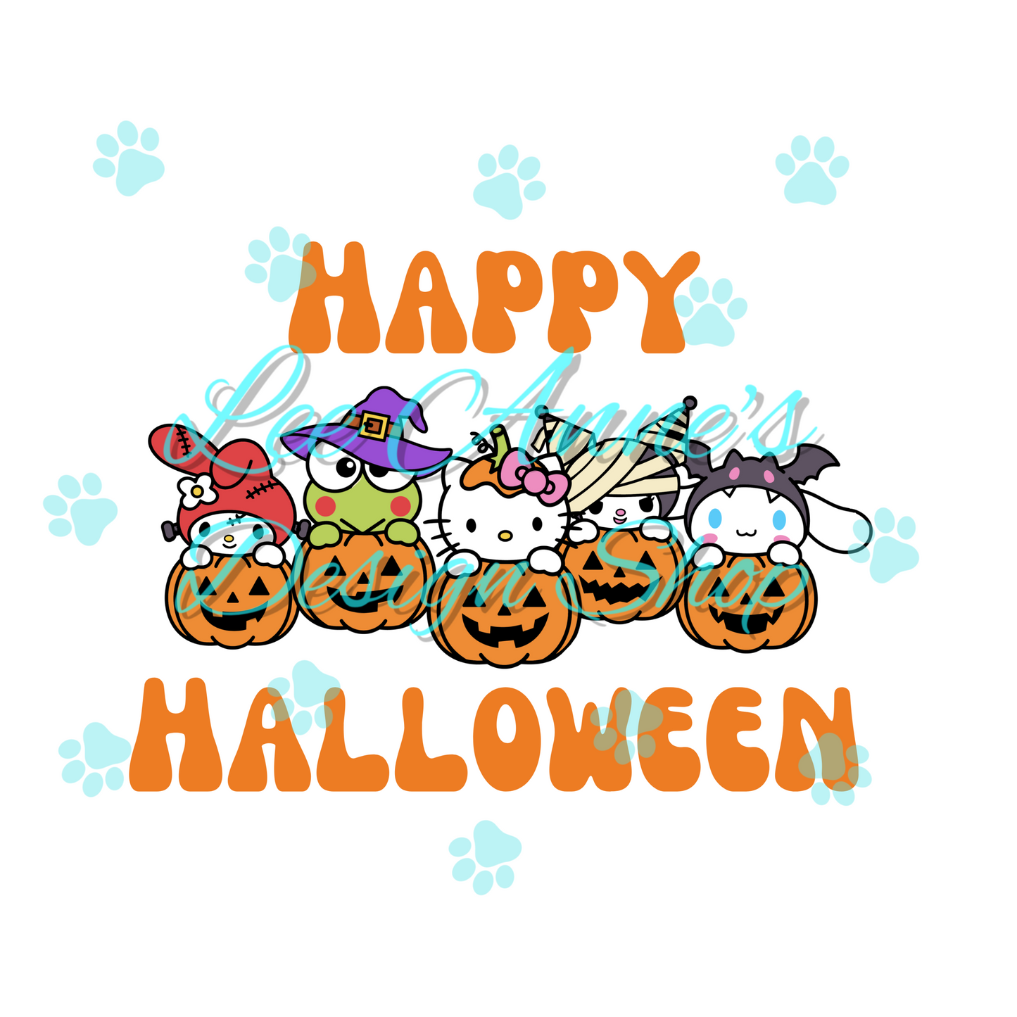 Halloween Kitty Sublimation
