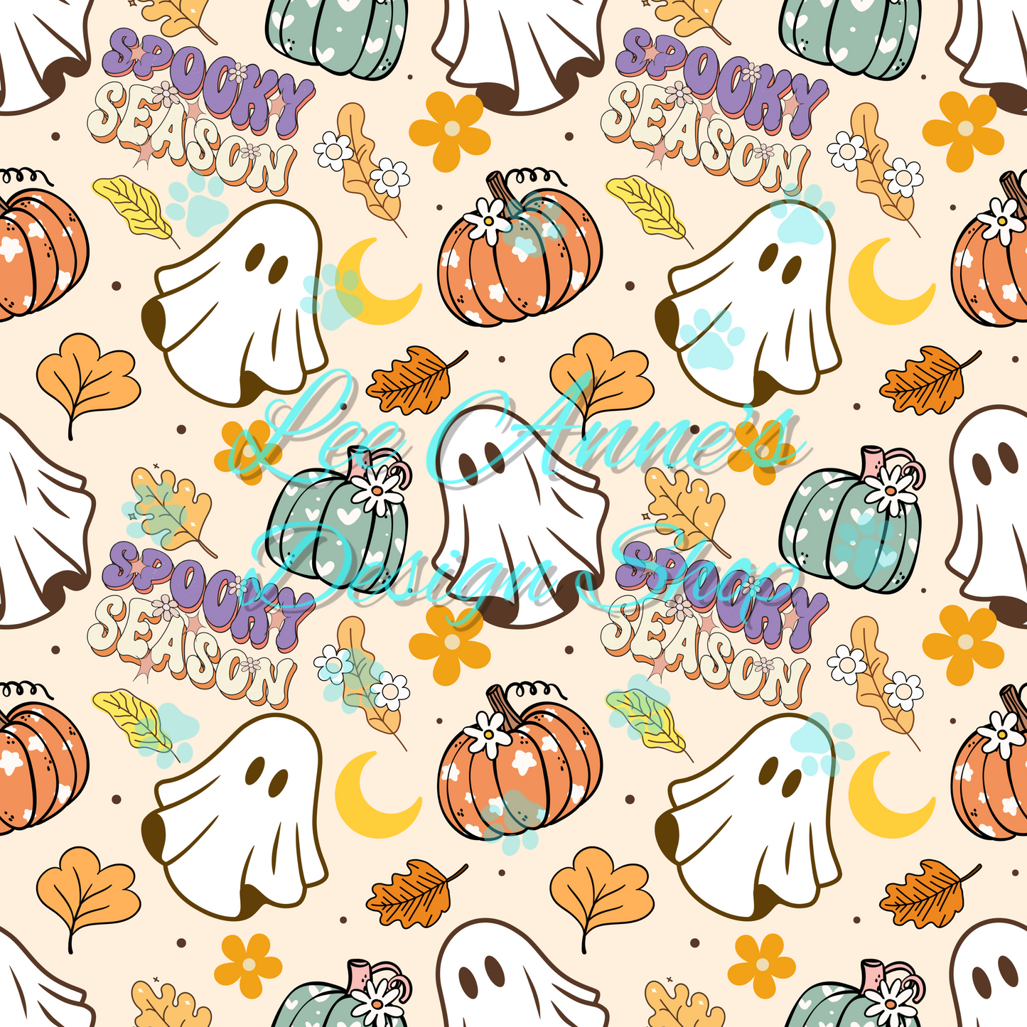 Spooky fall Seamless