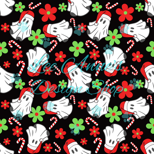 Spooky Christmas Seamless