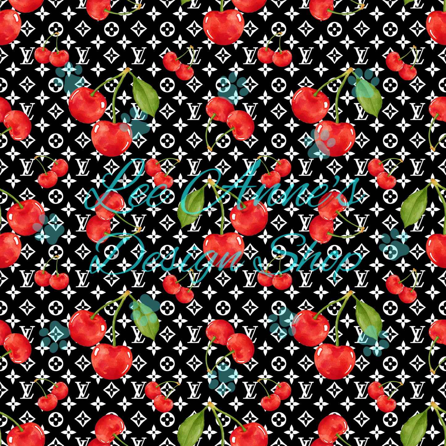 Boujee Cherries  Seamless